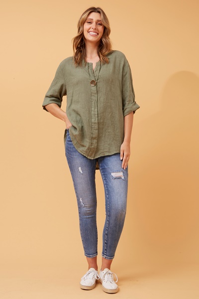 PALERMO LINEN TOP