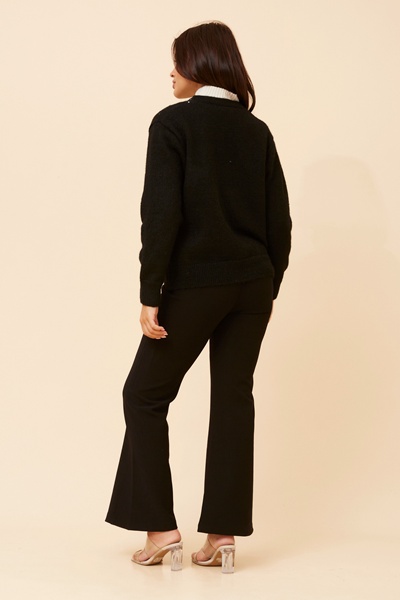 PAOLINA LUREX KNIT CARDIGAN
