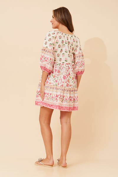 PARVATI FLORAL TIERED DRESS