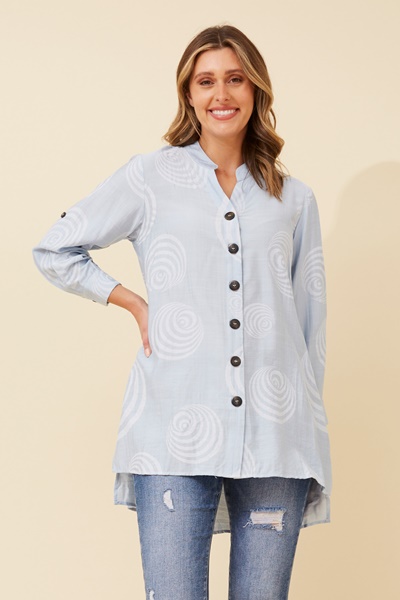 PATIA ABSTRACT PRINT SHIRT