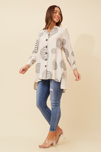 PATIA ABSTRACT PRINT SHIRT