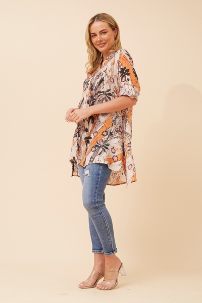 PATIA ABSTRACT PRINT SHIRT