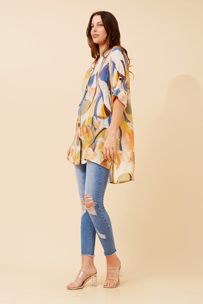 PATIA ABSTRACT PRINT SHIRT