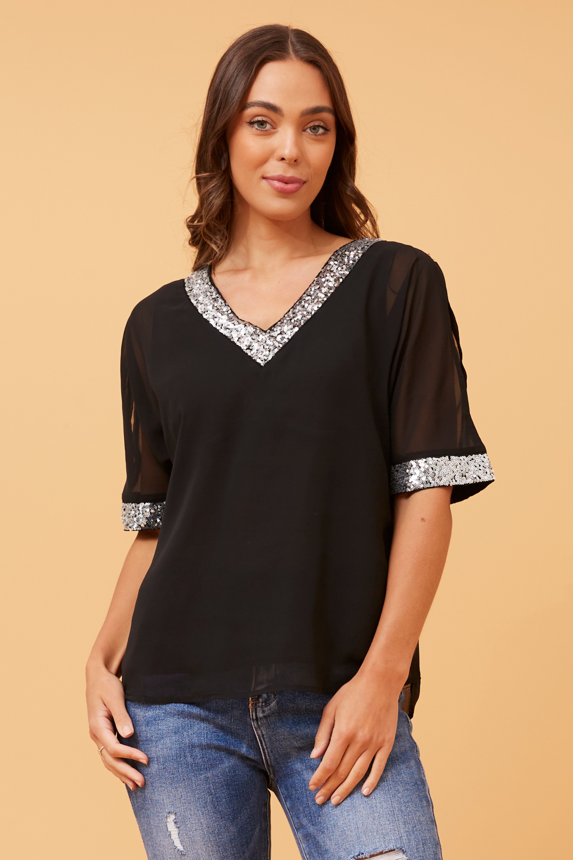 PATRICE SEQUIN TOP