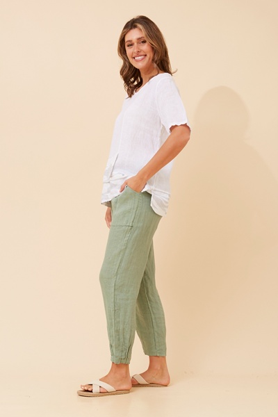 PATRIZIA LINEN TOP