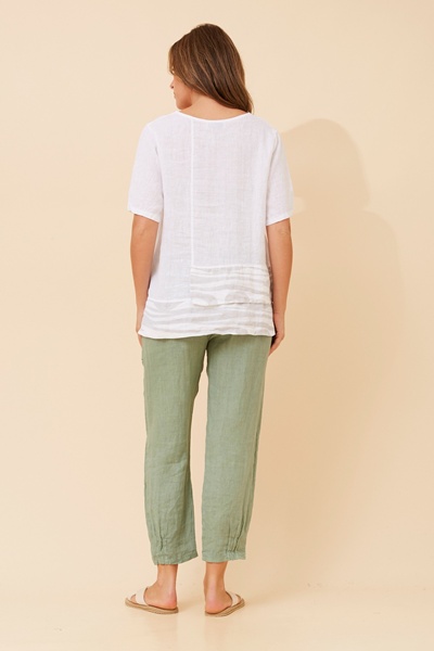 PATRIZIA LINEN TOP