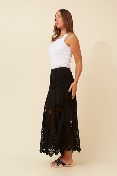 PATTINA CROCHET LACE SKIRT