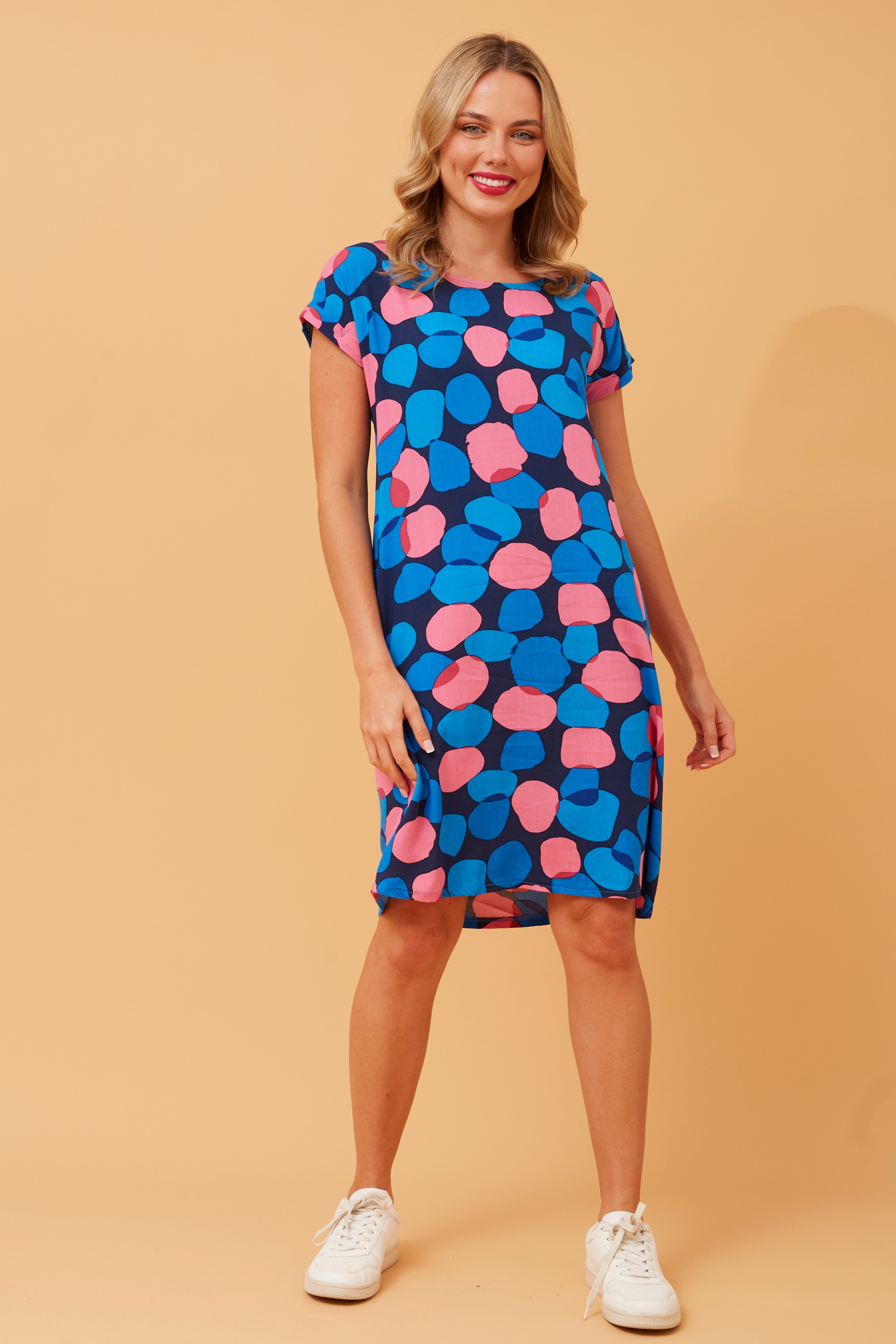 Spotty shift outlet dress