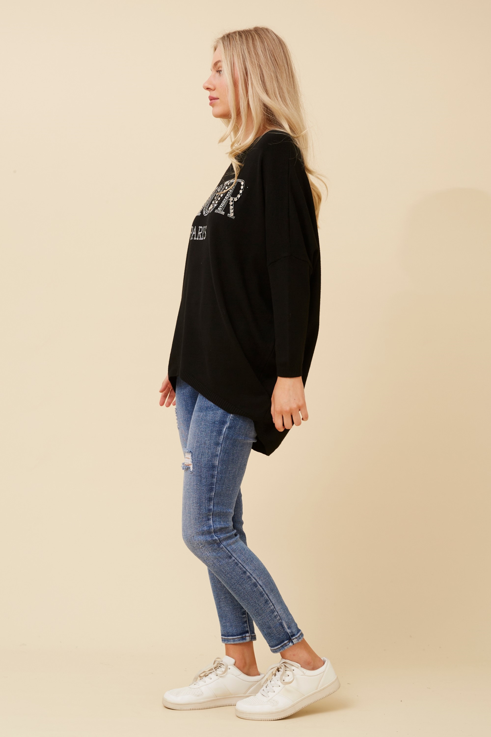 PAXIA EMBELLISHED KNIT JUMPER