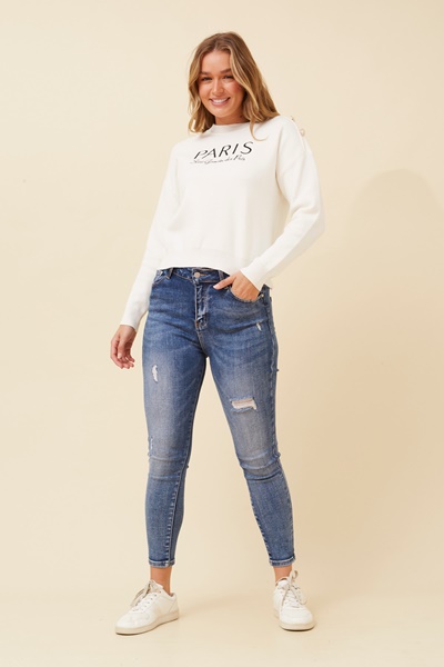 PAXTON EMBROIDERED KNIT JUMPER