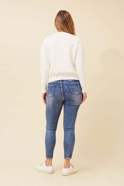PAXTON EMBROIDERED KNIT JUMPER