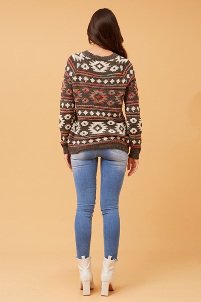 PENELOPE JACQUARD KNIT JUMPER