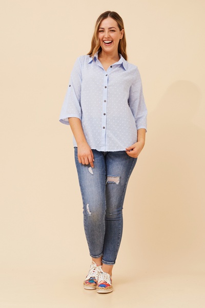 PEPPI SWISS-DOTS SHIRT