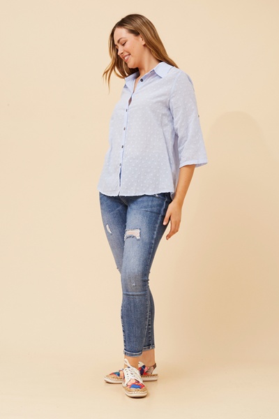 PEPPI SWISS-DOTS SHIRT