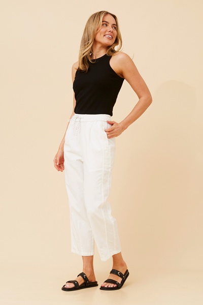 PERDITA CROP WIDE LEG PANTS