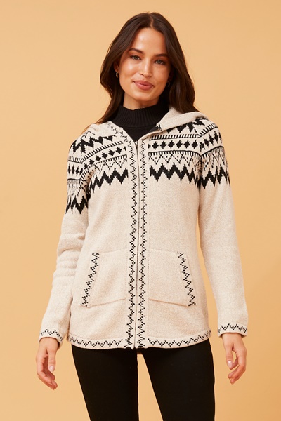 PERU KNIT CARDIGAN