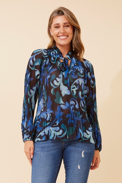 PETA PLEATED BLOUSE