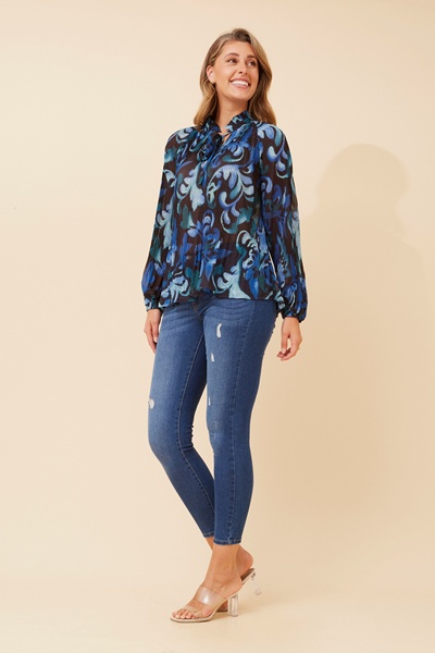 PETA PLEATED BLOUSE
