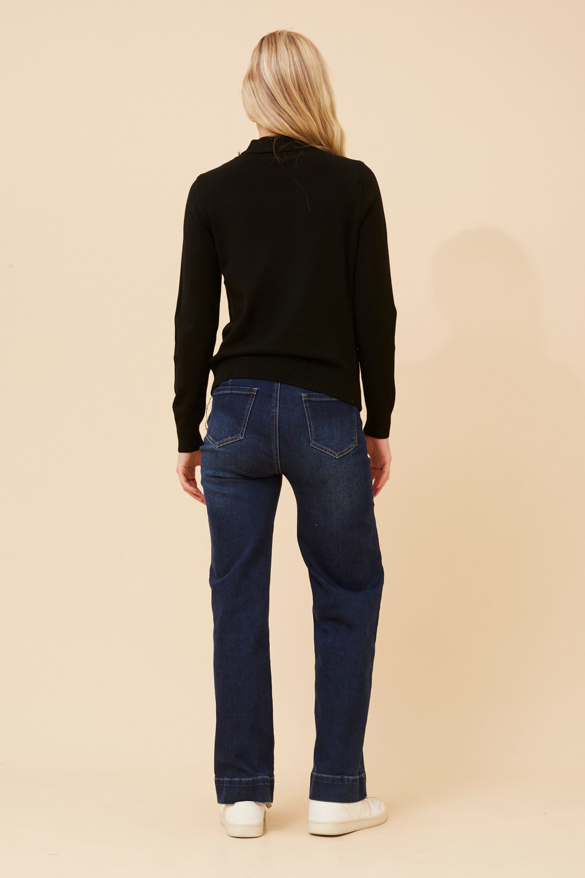 PETUNIA TURTLE NECK KNIT PULLOVER