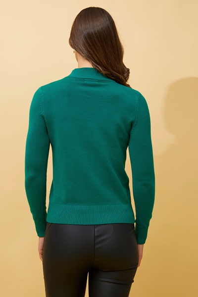 PETUNIA TURTLE NECK KNIT PULLOVER