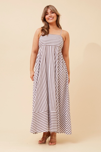 PHAIDRA STRIPE MAXI DRESS