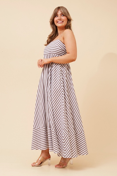 PHAIDRA STRIPE MAXI DRESS