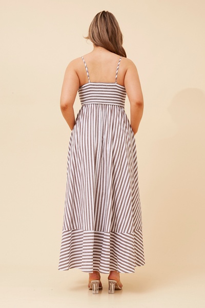 PHAIDRA STRIPE MAXI DRESS