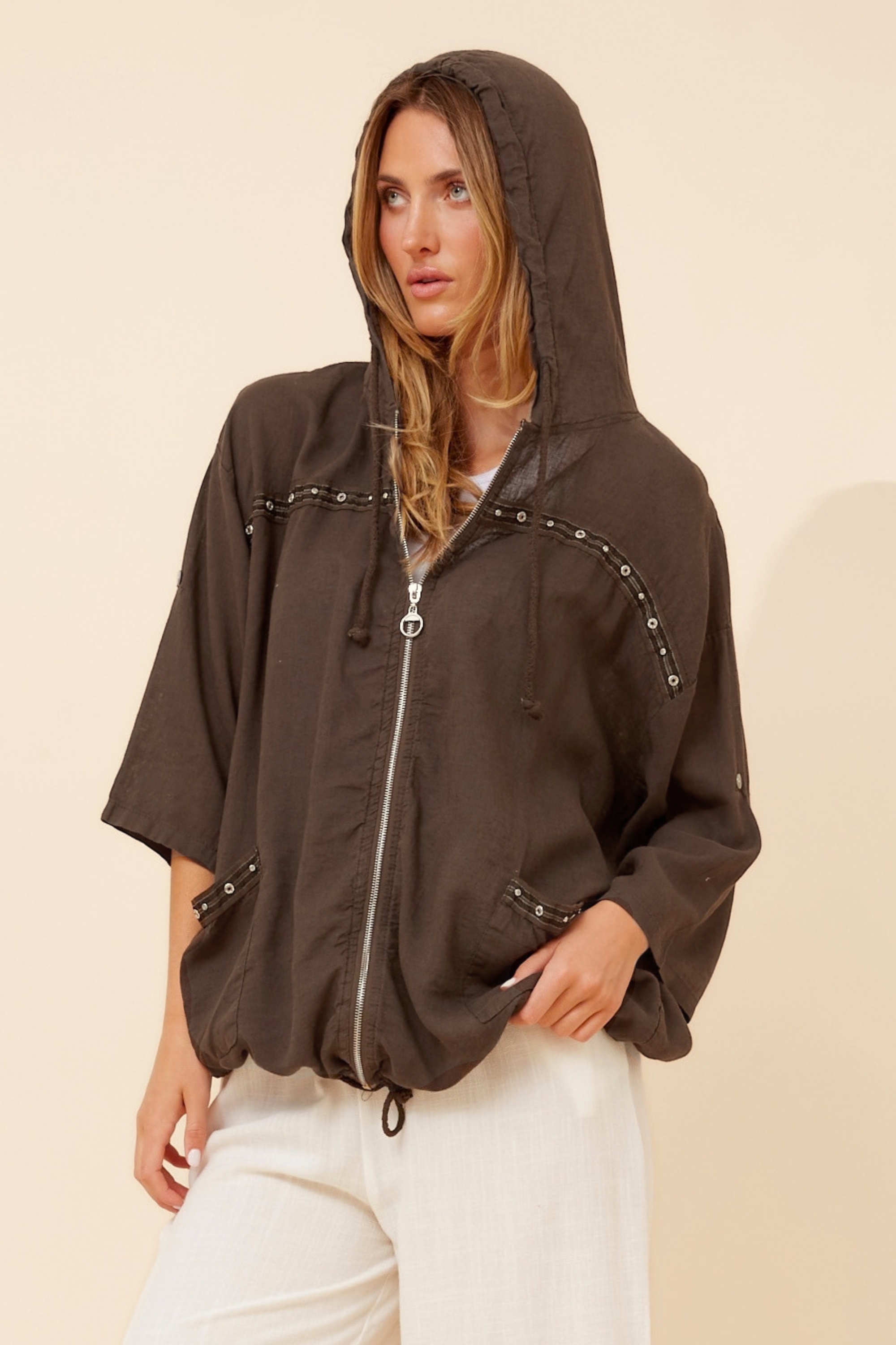 PIERA LINEN BLEND JACKET