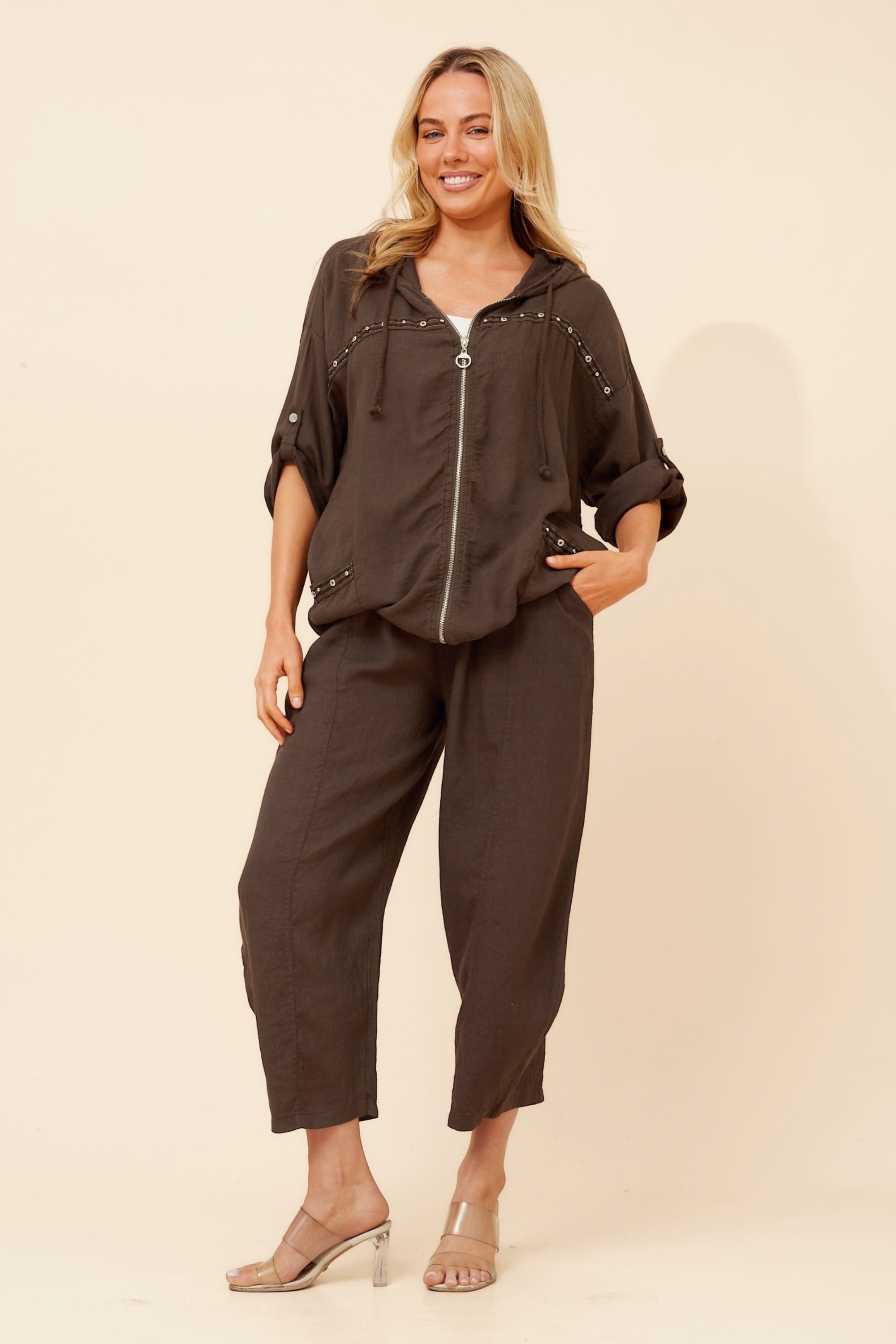 PIERA LINEN BLEND JACKET