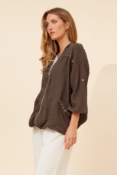 PIERA LINEN BLEND JACKET