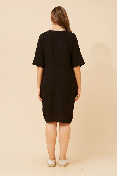 PISA LINEN SHORT DRESS