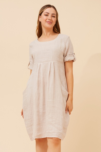 PISA LINEN SHORT DRESS
