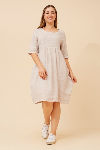 PISA LINEN SHORT DRESS
