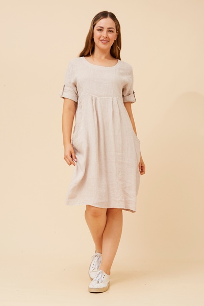 PISA LINEN SHORT DRESS