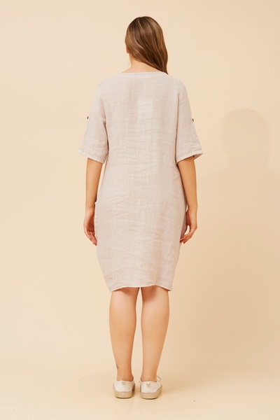 PISA LINEN SHORT DRESS
