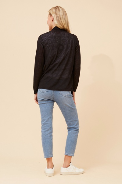 POET LACE WATERFALL CARDIGAN