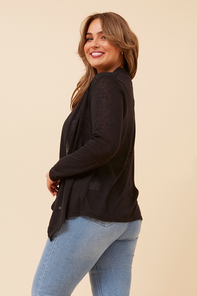 POET LACE WATERFALL CARDIGAN