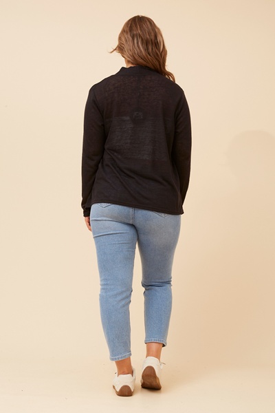 POET LACE WATERFALL CARDIGAN