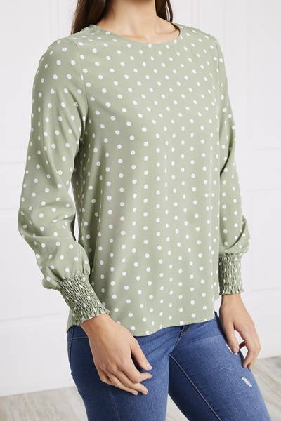 POLKA DOT BLOUSE | FEMME Connection