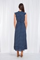 POLKA DOT FRILL MAXI DRESS