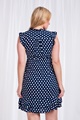POLKA DOT FRILL TEA DRESS