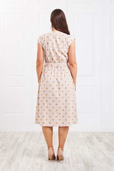 vee boho midi dress