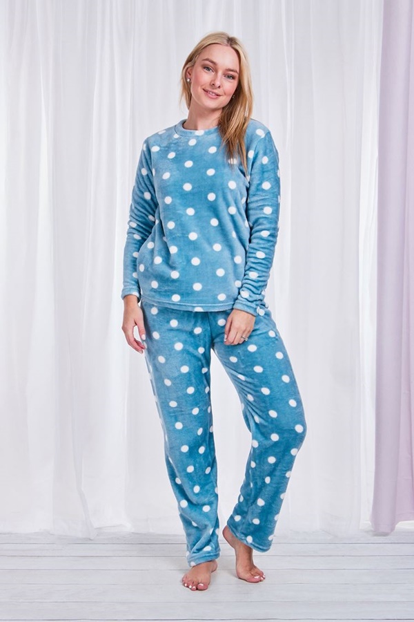 POLKA DOT PLUSH PYJAMA SET POLKA DOT PLUSH PYJAMA SET