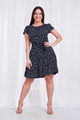 POLKA DOT TIE WAIST TEA DRESS