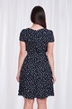 POLKA DOT TIE WAIST TEA DRESS