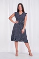 POLKA DOT TIE WAIST TEA DRESS