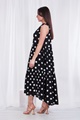 Polka dot Tiered Midi Dress