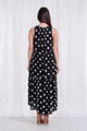 Polka dot Tiered Midi Dress