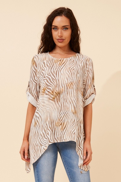 PREITA ANIMAL PRINT TOP