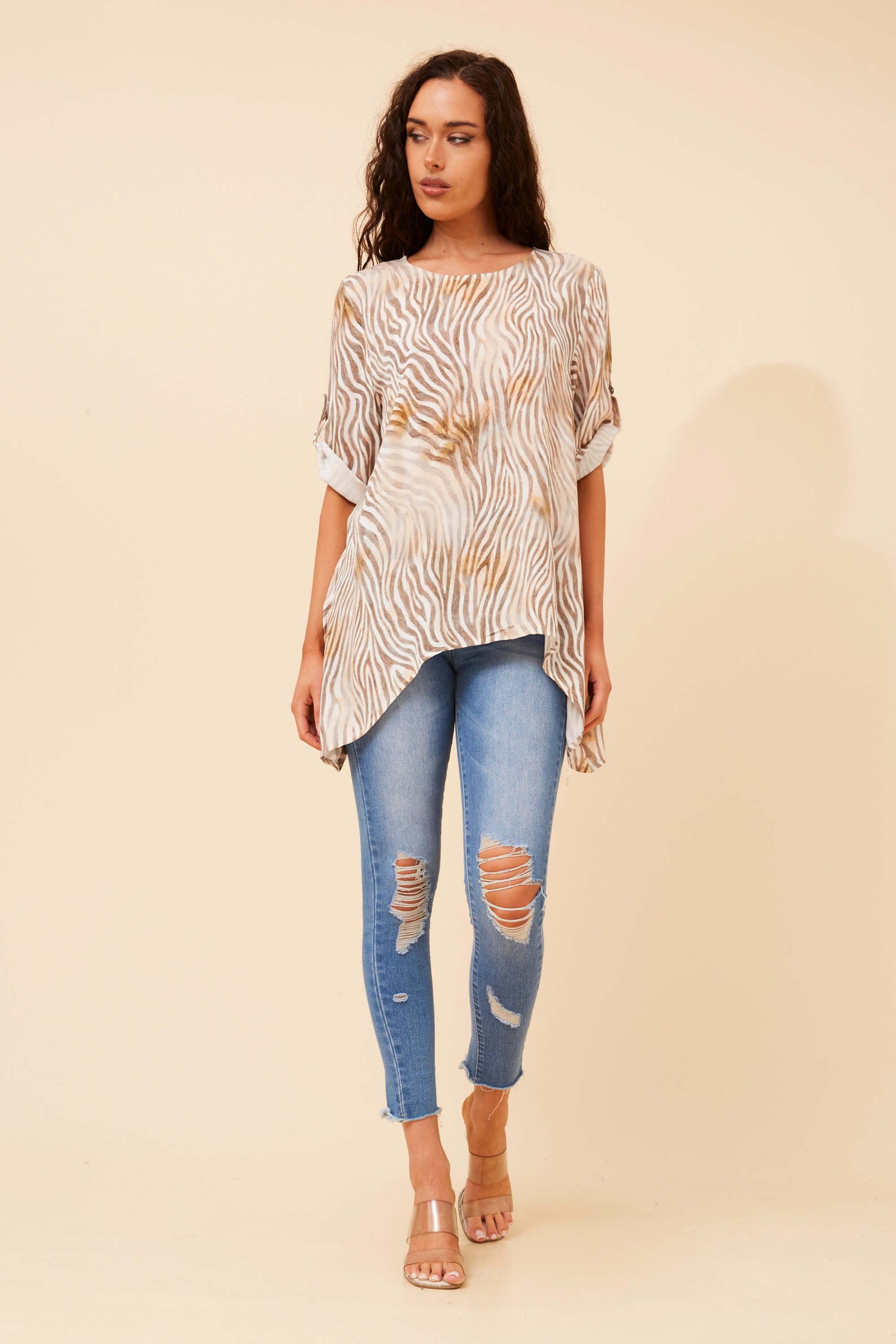 PREITA ANIMAL PRINT TOP